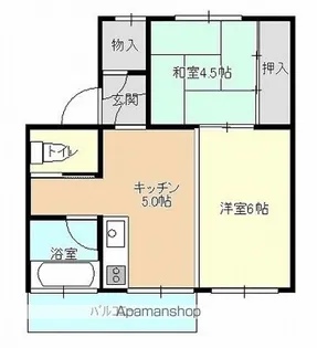 パーク さくらの【2階】の間取り