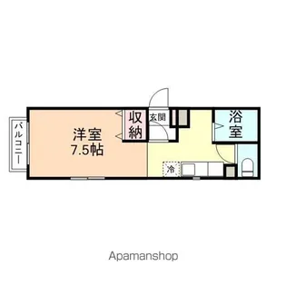 サンライトイン高岡6【106号室】の間取り
