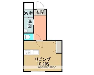 ボヌール・ベアⅠ【102号室】の間取り