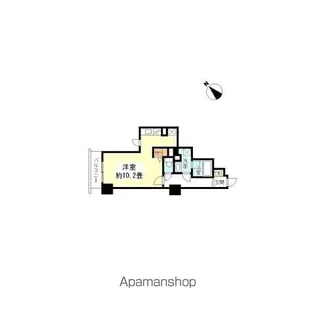 TKフラッツ渋谷【8階】の間取り