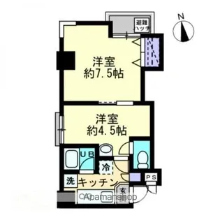 シティホワイト【7階】の間取り