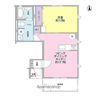 メゾン・コリーヌ等々力【1階】の間取り