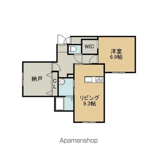 AUGUSTACHITOSE【1階】の間取り