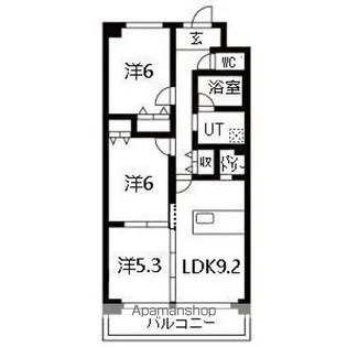 ベルエキップ【1階】の間取り