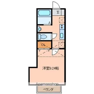 イーストキャッスル【2階】の間取り
