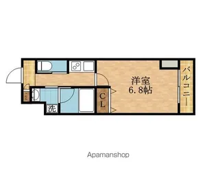 プレジオ都島本通【3階】の間取り