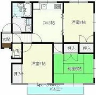 メゾンOGAWA【301号室】の間取り