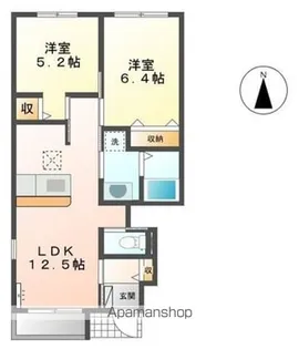 リライアンスC【101号室】の間取り