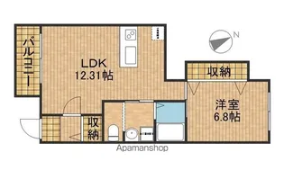 ユーシン中野【1階】の間取り