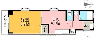 メゾンルノアール【3階】の間取り