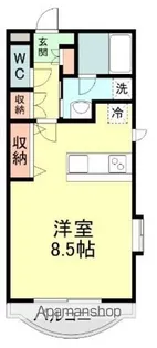 エスペーロ安東【2階】の間取り
