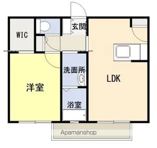 H・Iハイツ【2階】の間取り
