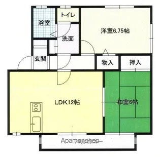 プチヴェルジェ【2階】の間取り