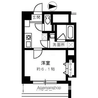 LOTUS GARDEN HOSAKA【4階】の間取り