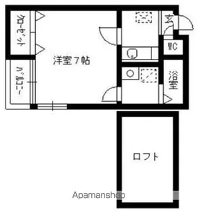 ベネフィスタウン七隈Ⅱ【2階】の間取り