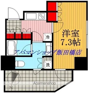 コンフォリア神楽坂DEUX【12階】の間取り