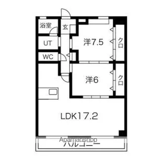 グレース篠木V(住居)【3階】の間取り