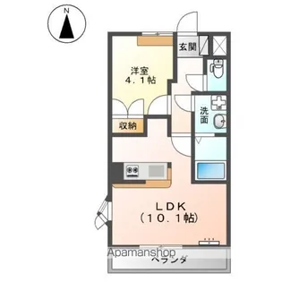 マンダリーネ広江【2階】の間取り