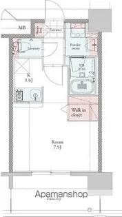 エンクレスト博多PREMIER【7階】の間取り