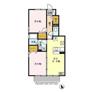 リアン T【1階】の間取り