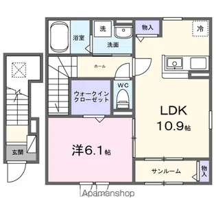 レグルス・コート【2階】の間取り