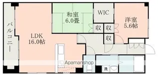 ベルグランデ国府【5階】の間取り
