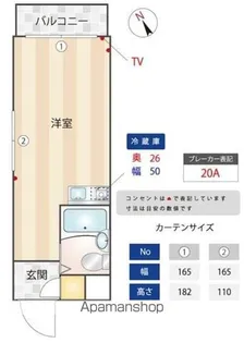 トーシン・フェニックスマンション神楽坂【2階】の間取り