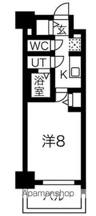 メイクス高岳【203号室号室】の間取り