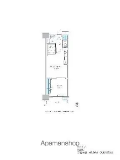 グランセジュール大国町【4階】の間取り