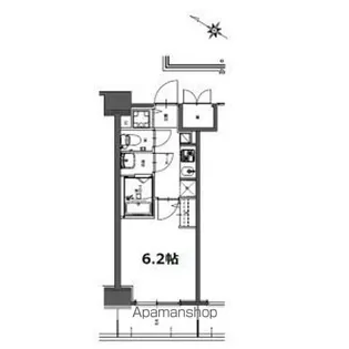 S-RESIDENCE神宮西駅前ascent【14階】の間取り