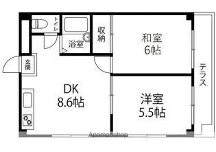 リーヴ【B503号室】の間取り