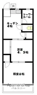 ポプラ館【201号室】の間取り