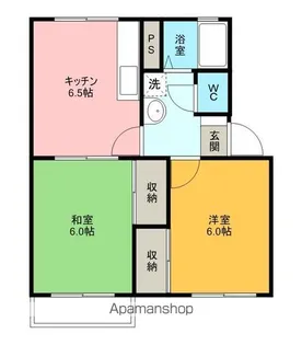 コーポ宮田【1階】の間取り