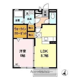 フェリーチェ A【1階】の間取り