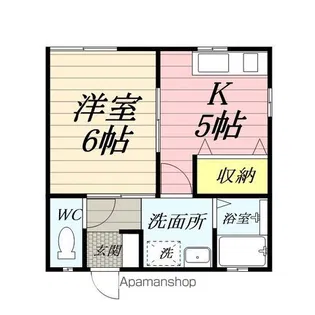 菱沼アパート【102号室】の間取り