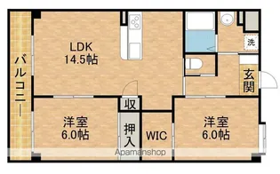 ロイヤルステージ【4階】の間取り