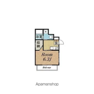 クラフトテラス豊南町南【1階】の間取り