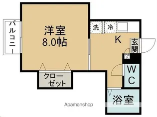 ハイツシマヌキ【202号室】の間取り