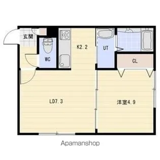 SET泉町【106号室】の間取り
