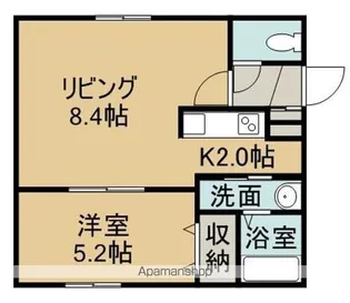 ヤーム・手稲ステーション【3階】の間取り