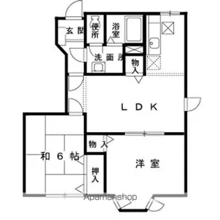 プリュジュール ジャン【1階】の間取り