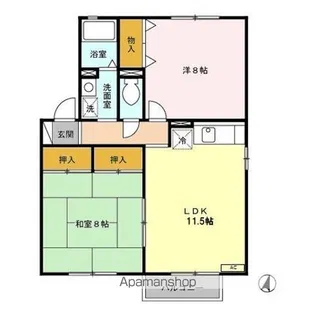 パークレジデンス【2階】の間取り