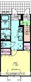 ディアコート盛岡B【1階】の間取り