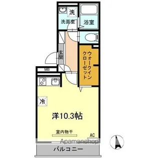 ウエスト ヴィレッジⅡ A棟【2階】の間取り