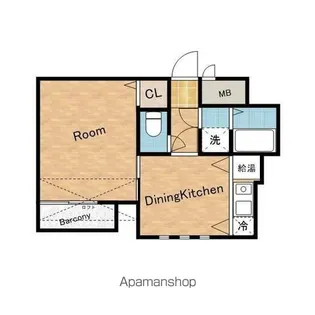 W−RENT OKADA【202号室】の間取り