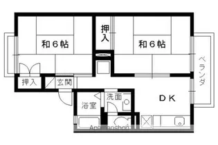 セジュールPOPO【203号室】の間取り