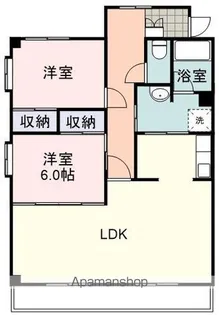 ハイツ桜町【30E号室】の間取り