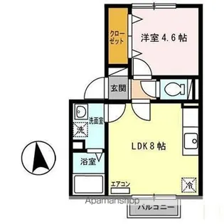 岩手県盛岡市箱清水1丁目【アパート】の間取り