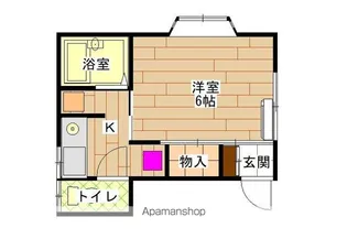 ハイツ山崎【202号室】の間取り