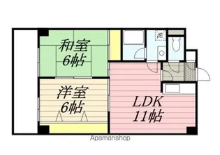 リバティ館【403号室】の間取り
